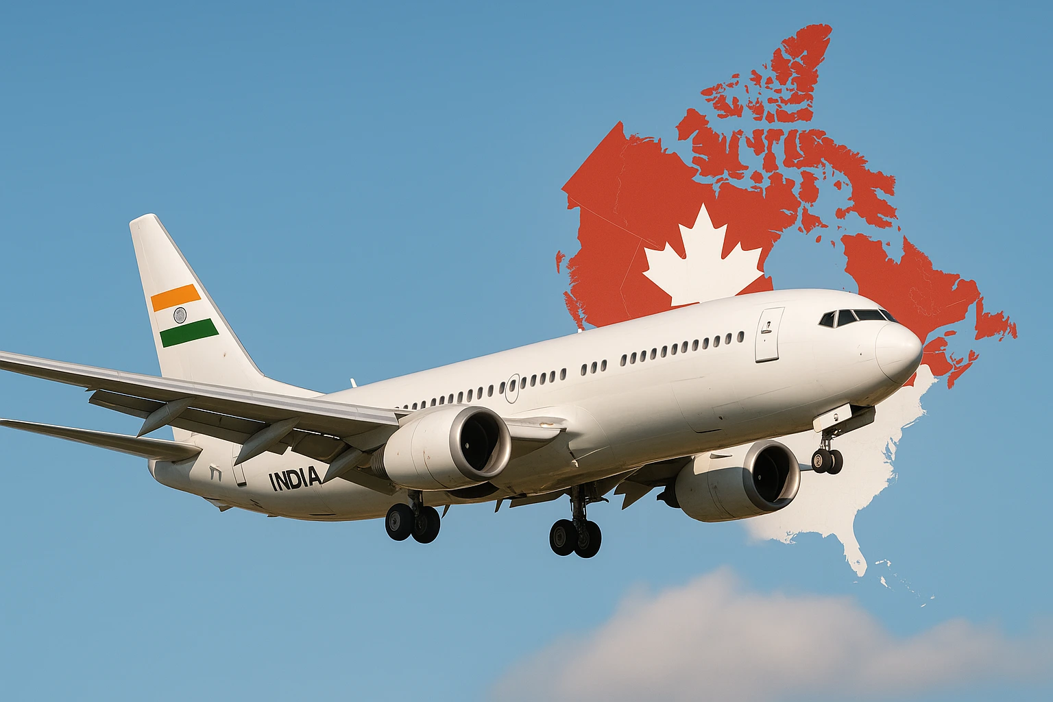 Flights from India to Canada